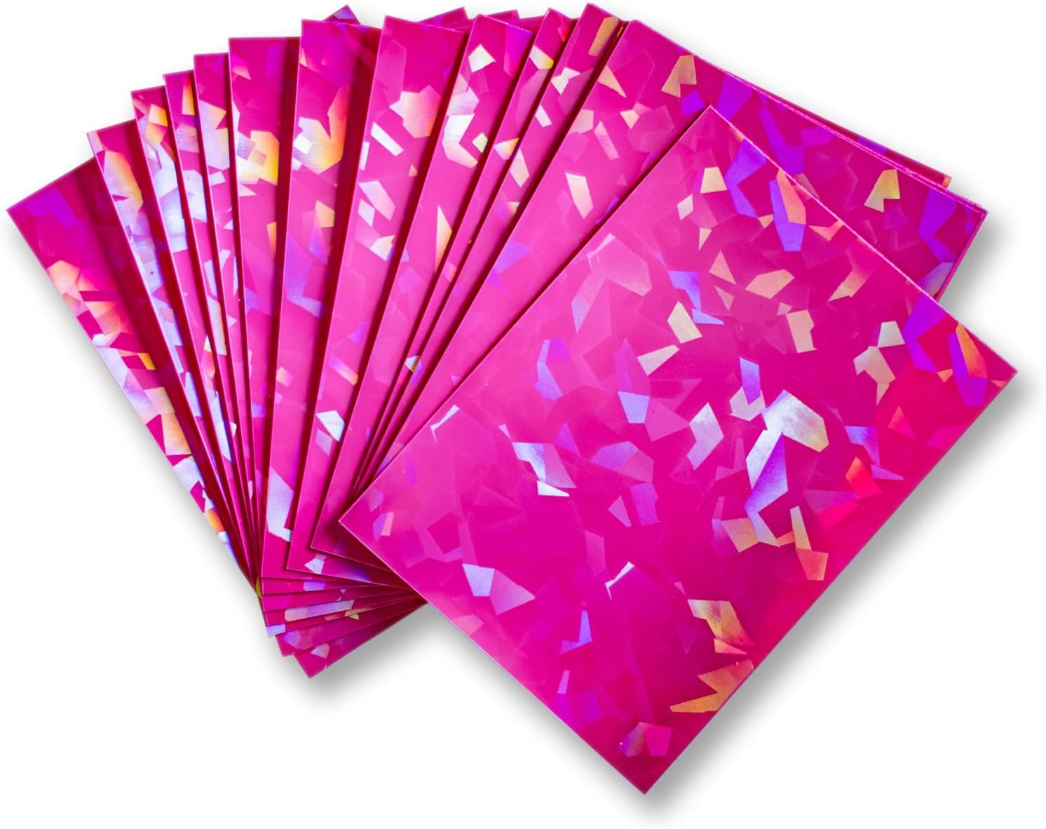 Pink Holographic Card Sleeves its Metazoo, Magic The Gathering, Pokemon, Dragon Ball Super…